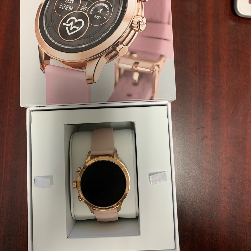 MK Access Rose Gold Smart Watch